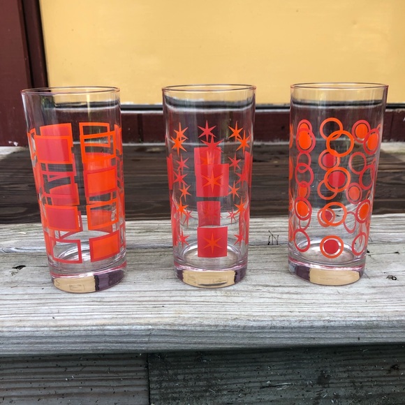 Mid century modern starburst circle square glasses - Picture 5 of 8